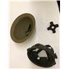 Image 4 : Canadian Marked WWII Helmet with damaged liner.  Missing cap bolts.