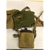 Image 9 : Complete WWII Commonwealth Webbing Set with Gasmask
