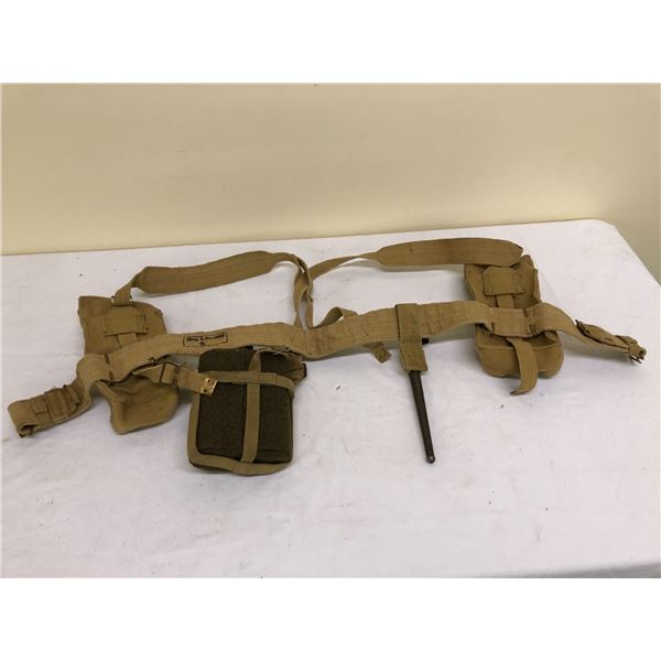 Complete WWII Commonwealth Webbing Set