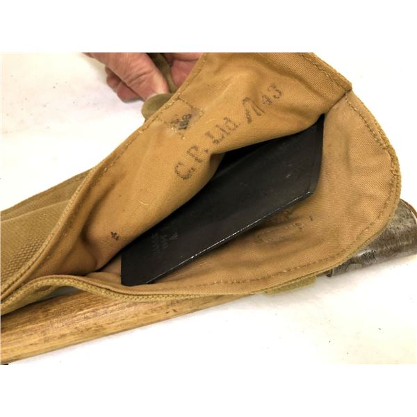 Shovel, Pick & Helve Carrier - WWII - 43 British Marked