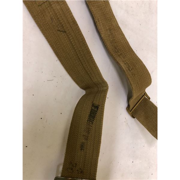 Matching Pair of L Straps - WWII - Canadian
