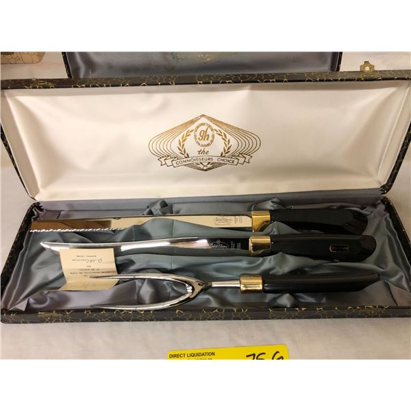 Glen Hill The Connoisseurs Choice - Gold Plated Knife Set