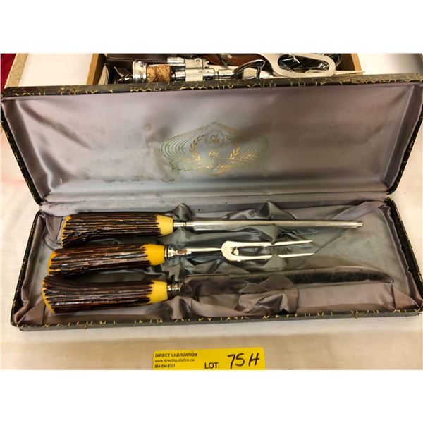 Glen Hill The Connoisseurs Choice - Bone Knife Carving Set