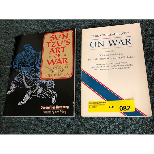 Two Books - Clausewitz - Sun Son - TZU - Classic Books on the Art of War