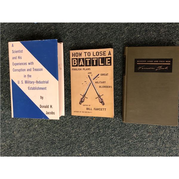Three unrelated books - Military Industrial Complex