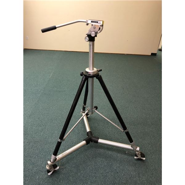 Heavy Duty Deluxe Camera Tripod with Wheeled Accessory