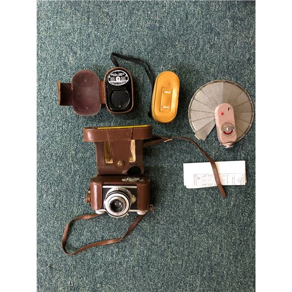 Vintage Camera with accessories