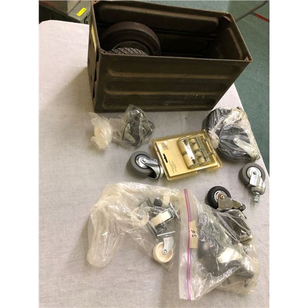 Misc. collection of Caster and Wheels