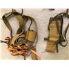 Image 4 : Contents of drawer - repair pieces for military webbing and equipment