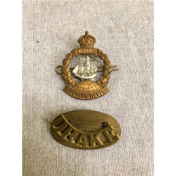 WWI Drake Battalion Insignia