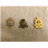 Image 1 : Three Canadian Hat Badges