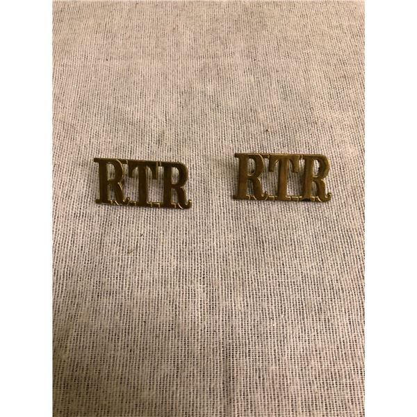 Unknown Brass Shoulder Titles