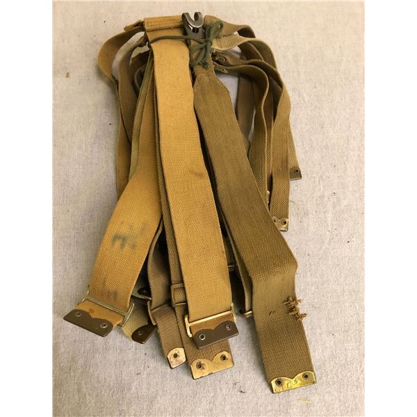 Miss matched set of P37 L Straps - WWII - Canadian