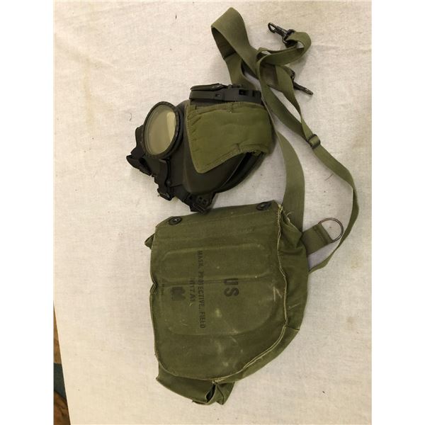 1980's Gas Mask and Kit