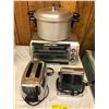 Image 1 : Collection of Appliances - Including Large Pressure Cooker, Toaster Oven & One Old Flip Toaster by C