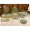 Image 1 : Large Lot of Crystal & Glass Services Dishes - Gravy Boats, Punch Bowls and more
