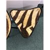 Image 5 : Pair of Zebra Hide Camp Stools