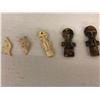 Image 4 : Antique Brass Camel Bell and Bone Carvings
