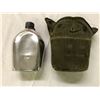 Image 1 : American Canteen with cover - Possibly WWII complete with US Marked Cover