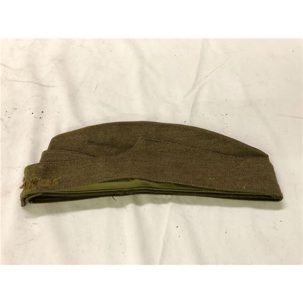 WWII Canadian Side Cap - Size 7 1/4 - Dated 1940