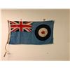 Image 1 : RCAF WWII Flag - approx. 48in x 25in - Mothing is free - Good Shape