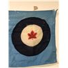 Image 2 : RCAF WWII Flag - approx. 48in x 25in - Mothing is free - Good Shape