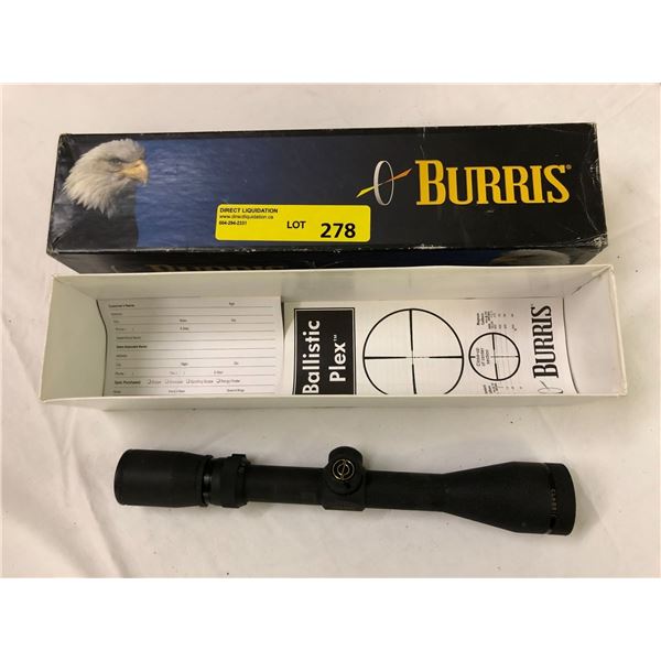 BURRIS - Full Field II - Ballistic Plex Scope - 3X-9X-40mm in Box