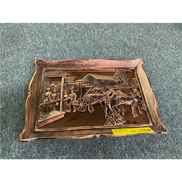 Copper Plate & Plastic 3D Decorative Plate