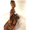 Image 3 : Naked African Woman in Canoe Lamp - cast - approx. 20in x 6 in x 23in