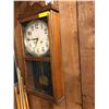 Image 5 : Antique Clock - works with wind up key - approx. 15in x 5in x 32in
