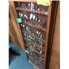 Image 6 : Large Shadow Box Collection of Collectible Spoons in wood box - approx. 16in x 44in - approx. 124 sp