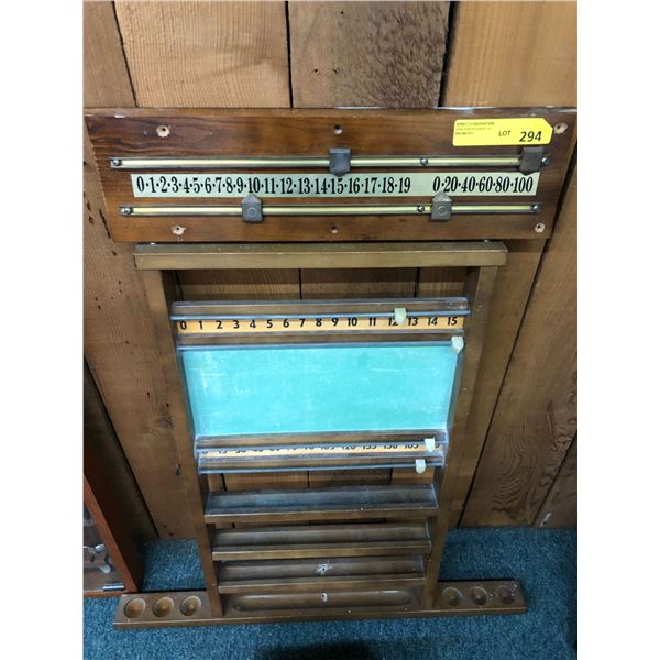 Vintage Snooker/Pool Scoreboard
