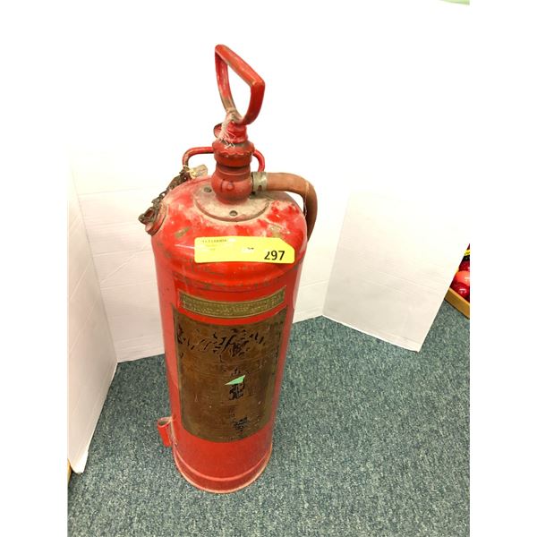 Antique Fire Extinguisher -   2 1/2 Gallon - Manufactured by Underwriters Laboratories Inc.