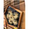 Image 2 : Large Five Sided Shadow Box of Artistic Wheat with black background - approx. 29 1/2in x 3in x 28in