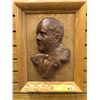 Image 1 : Framed Bust of Man - approx. 12 1/2in x 17in
