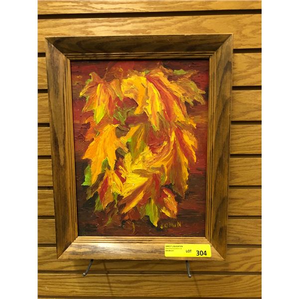 Original Painting of Leaves - Approx. 15in x 19in