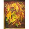 Image 2 : Original Painting of Leaves - Approx. 15in x 19in