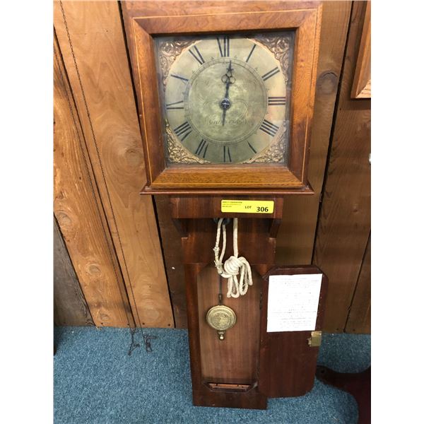 Handmade Grandfather Clock - approx. 11 3/4in x 8in x 44in