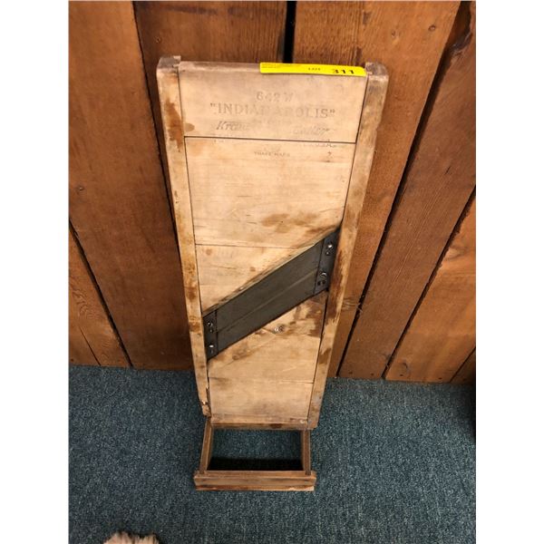 Vintage Cabbage Slicer by Indianapolis 642W