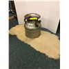 Image 1 : Vintage Milk Pail - with sheepskin