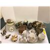 Image 1 : Collection of Small Items including  Royal Albert China Pieces including Cream and Sugar Set, Salt &