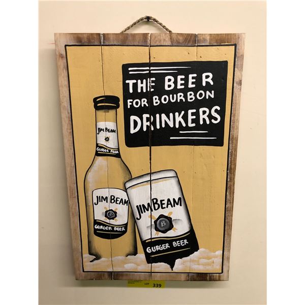 Jim Beam Gurger Beer - reproduction signs - approx. 15 3/4 x 23 1/2 in
