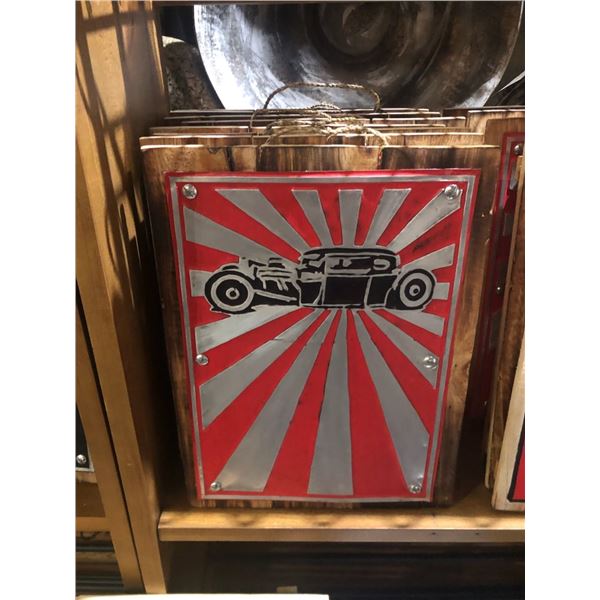 RAT ROD - Wood Reproduction Sign