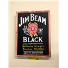 Image 1 : Jim Beam Black Bourbon Whiskey - reproduction signs - approx. 12in x 16in