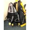 Image 2 : Group Lot of Tennis Racks & Balls and other sporting good items