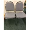 Image 1 : Two Vintage Stacking Chairs - Grey