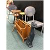 Image 3 : Lot of Vintage Stools, Stepladders, Plant Stands, Magazine Racks and Chairs