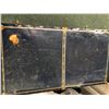 Image 2 : Large Blue Metal Steamer Trunk - approx. 36in x 19 1/2in x 20in (contents not included)