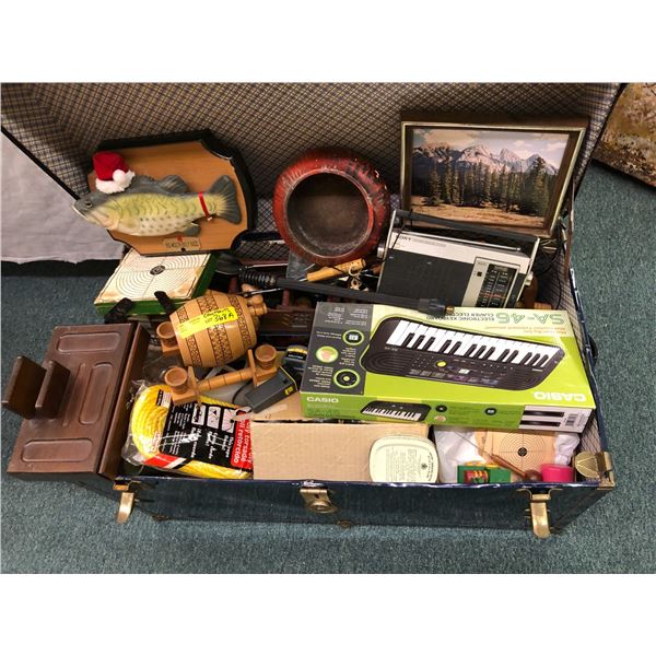 Contents of Steamer Trunk - misc. estate collectibles.  (Trunk not included)