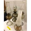 Image 5 : Lot of 4 Glass Vintage Lanterns